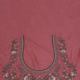 Soft Pink Banarasi Tissue Saree With Scallop Border