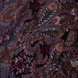 Dark Purple Georgette Saree With Thread Work