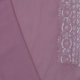 Pastel Pink Fancy Georgette Saree With Thread Work