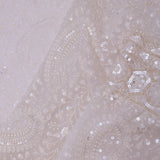 Off-White Fancy Georgette Saree With Thread Work