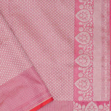 Pink Banarasi Tissue Saree With Meenakari Motifs