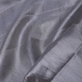 Silver Kanjivaram Tissue Saree With Zari Work