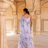 Lilac Floral Print Cotton Cami Dress