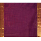 Royal Deep Purple And Antique Gold Kanchipuram Silk Saree