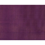 Royal Purple Kanchipuram Silk Saree With Diagonal Zari Weave And Elephant Border