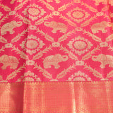 Fuchsia Pink Kanjivaram Silk Saree