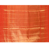 Crimson Red With Floral Jaal And Ornate Zari Pallu In Tissue Kanjivaram Saree