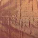 Captivating Rust Orange And Purple Kanjivaram Silk Saree With Peacock And Vine Motifs