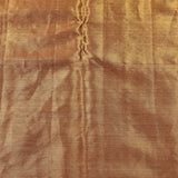 Mustard Gold And Wine Dual Tone Zari Floral Jaal Pure Silk Kanjivaram Saree With Heavy Woven Border