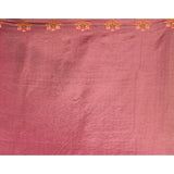 Vintage Lilac With Checks And Meenakari Border Embroidery Designer Saree