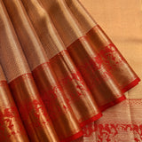 Classic Gold & Red Shikargah Kanjivaram Saree