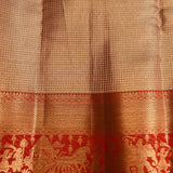 Classic Gold & Red Shikargah Kanjivaram Saree