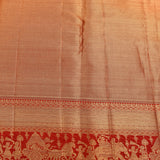 Classic Gold & Red Shikargah Kanjivaram Saree