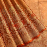 Radiant Copper-Bronze Kanjivaram Silk Saree