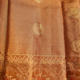 Radiant Copper-Bronze Kanjivaram Silk Saree