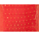 Crimson Red With Waving Floral Motifs On Kanjivaram Silk Saree