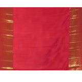 Luminous Red Gold And Copper Kanchipuram Silk Saree