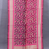 Rich Burgundy And Magenta Banarasi Saree With Intricate Jacquard Weave