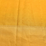 Opulent Golden-Yellow Traditional Silk Saree With Green Edge Detail