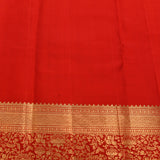 Ivory & Crimson Shikargah Kanjivaram Silk Saree