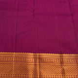 Elegant Off-White & Magenta Royal Kanjivaram Saree