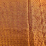 Golden Geometric Lotus Kanjivaram Silk Saree