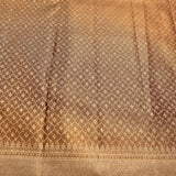 Ethereal Gold & Lavender Floral Weave Banarasi Saree
