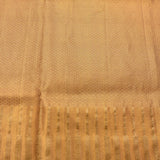 Minimalist Golden-Hued Kanjivaram Silk Saree