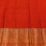 Radiant Crimson & Gold Peacock Jaal Kanjivaram Saree