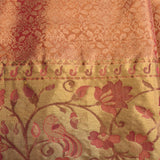 Enchanting Lavender & Red Floral-Wildlife Kanjivaram Silk Saree