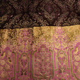 Deep Plum & Rose Pink Ornate Kanjivaram Silk Saree