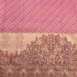 Deep Plum Geometric Kanjivaram Silk Saree