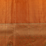 Golden Olive Heritage Bird Motif Kanjivaram Saree
