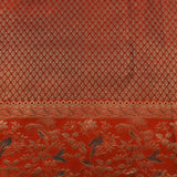 Teal & Rust Royal Kanjivaram Heritage Saree