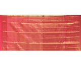 Rose Pink Floral Brocade Kanjivaram Silk Saree