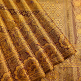 Golden Ochre Traditional Kanjivaram Silk Saree