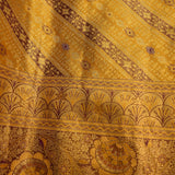 Golden Ochre Traditional Kanjivaram Silk Saree