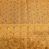 Golden Ochre Traditional Kanjivaram Silk Saree