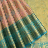 Pastel Multi-Check Shikargah Kanjivaram Silk Saree