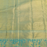 Pastel Multi-Check Shikargah Kanjivaram Silk Saree