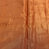 Moss Green & Burnt Orange Botanical Kanjivaram Silk Saree