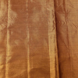 Olive Green Elephant Motif Pure Silk Kanjivaram Saree With Copper Zari Border