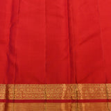 Crimson Floral Brocade Banarasi Silk Saree