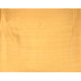 Golden Yellow Checkered With Multicolor Floral Motif Border Designer Saree