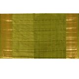 Persian Green Silk Blend Kanjivaram Saree
