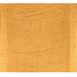 Golden Yellow Dotted Weave With Floral Leaf Border Designer Saree