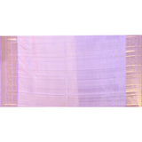 Chocolate Brown Lavender Butti Kanjivaram Silk Saree