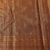 Regal Copper-Gold Kanjivaram Wedding Saree