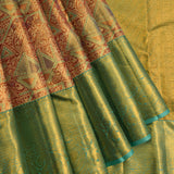 Geometric Weave Kanjivaram Silk Saree