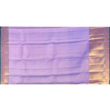 Blue Lavender Kanjivaram Silk Saree